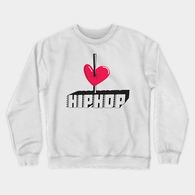 Hip Hop Crewneck Sweatshirt by Dojaja